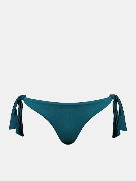 Rock Club Bikini Brazil με Κορδονάκια Teal