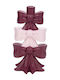 Φιόγκοι Kerzenhalter aus Polyresin in Roter Farbe 14x26.3x15cm
