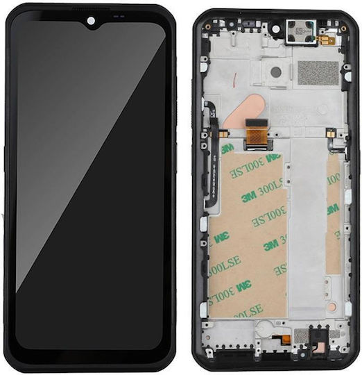 Ulefone Ersatzbildschirm für Mobiltelefone Ulefone Armor 17 Pro mit Touch-Mechanismus und Rahmen Schwarz
