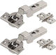 Half-cover Hinge Edge Medium Arm 2 Pieces Blum Clip Top Blumotion 71b3650
