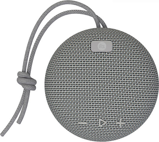Tazata Palm 5 Αδιάβροχο Ηχείο Bluetooth με Διάρκεια Μπαταρίας έως 10 ώρες Γκρι