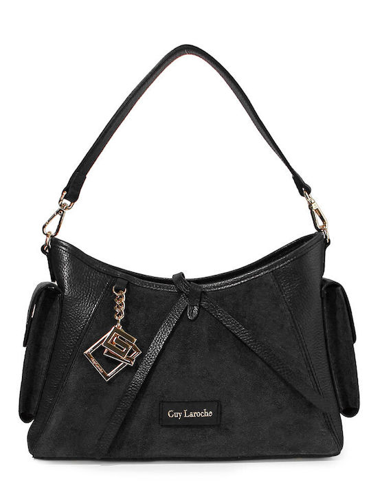 Guy Laroche Leather Women's Crossbody Bag Black