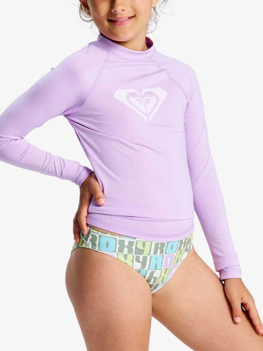 Roxy Kids Swimwear Rashguard With Long Sleeve P...