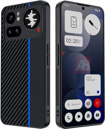 Carbon Fiber Rückseite Kunststoff Schwarz (Nichts Phone (4a) Pro)
