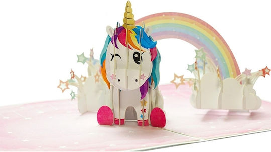 Kiriori Card De Salutare Pop 3d Unicorn
