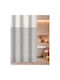 Guy Laroche Shower Curtain Fabric with Grommets 180x185cm Grey