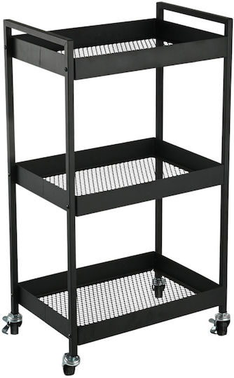 Estia Modus Lebensmittelregal Metallisch 3 Ebenen Schwarz