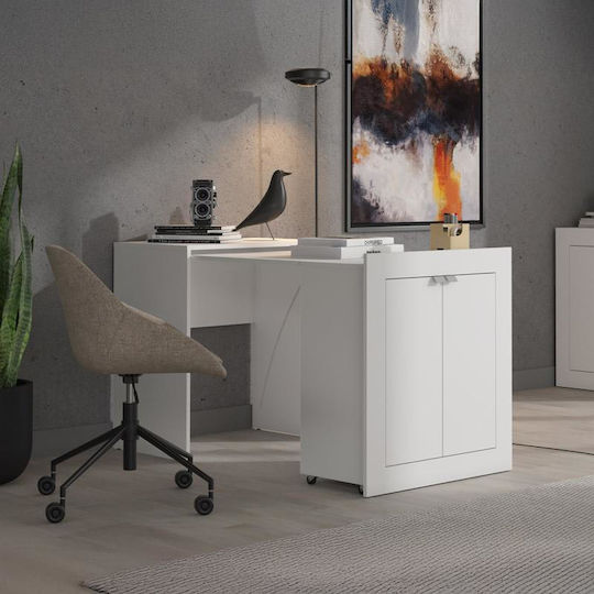 Fülliana Schreibtisch Eudox Holz Weiß 72x47x79cm