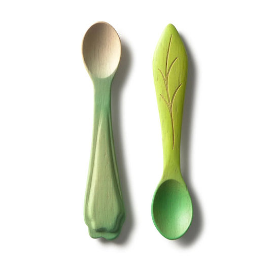 Oli&Carol Baby Set with Heat Sensing Silicone Spoons Multicolour 2 Pieces OC531645