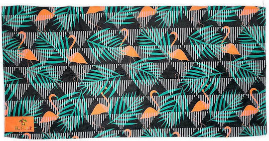 Kids' Beach Towel 70x140cm Tortue Girl Flamingo S4-112-100 Multicolour