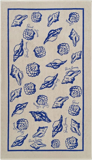 Gant Beach Towel Cotton Brown 100x180cm