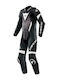 Dainese Laguna Seca 6 Perforated Ανδρική Δερμάτινη Φόρμα Αναβάτη Μοτοσυκλέτας Black/White/Anthracite