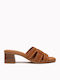 Δερμάτινα Mules με Χαμηλό Τακούνι Roble