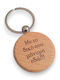 Personalized Wooden Keychain Engraving