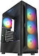 Rampage Midi Tower Computer Case Black