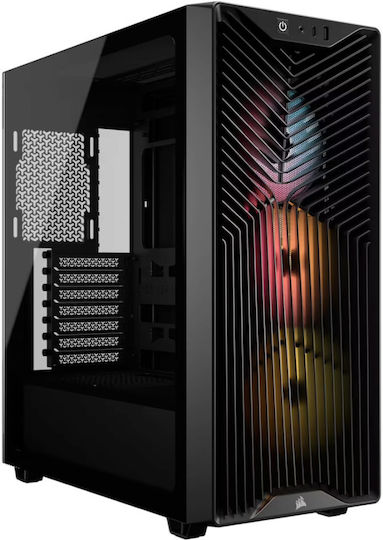 Corsair 3200D RS ARGB Gaming Midi Tower Computer Case Black