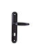 Metal Middle Door Lever Black