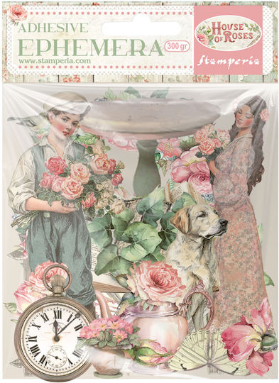 Самозалепващи Die Cuts-епхемера Stamperia House Roses