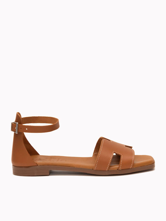 Oh My Sandals Leather Women's Flat Sandals Flat...