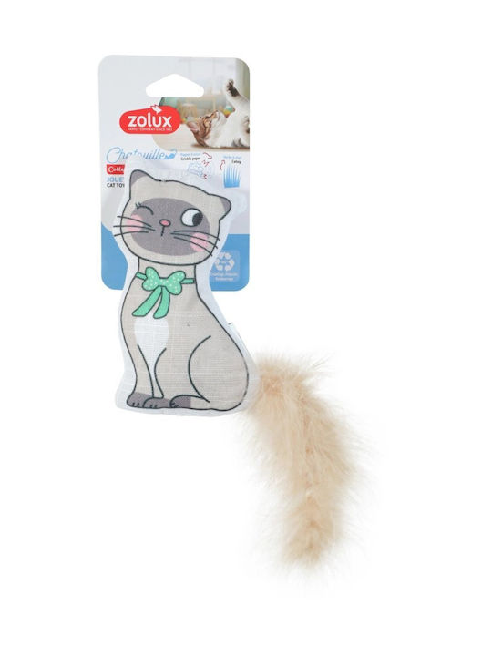 Zolux Zolux Cat Toy Feathers Catnip Bow Tie Chatouille 7.5cm