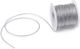 Silver Metallic Cord 1mm X 50m Ideal Wedding Favors Packaging Crafts
