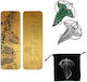 Lord Rings Lorien Brooch Metal Bookmark Set