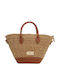 Straw Women's Shoulder Bag Khaki