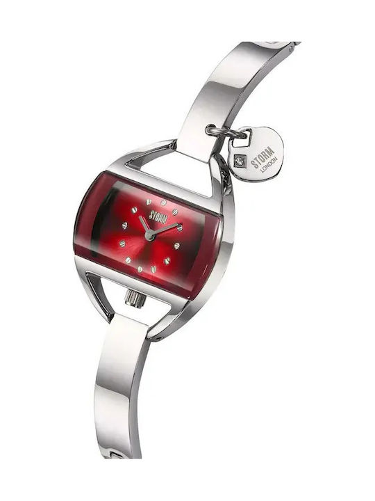 Storm Womens Watch Battery with Silver Metal Bracelet