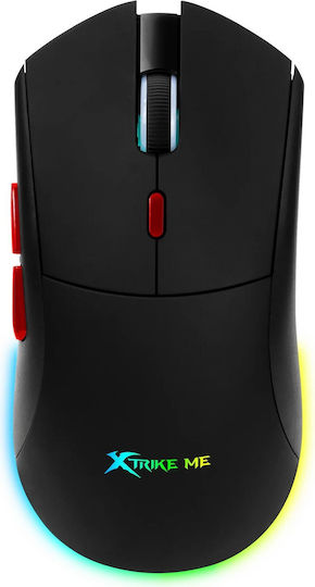 Xtrike Me GW-613 Ασύρματο RGB Gaming Ποντίκι 10000 DPI Μαύρο