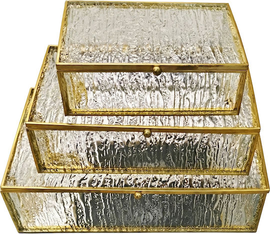 Espiel Set Cutii Decorative Metalice 3 Bucăți