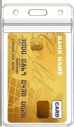 1pc Waterproof Transparent Card Holder Plastic Protector Case Business Bus Bank Credit Card Protector Id Card Badge Holders