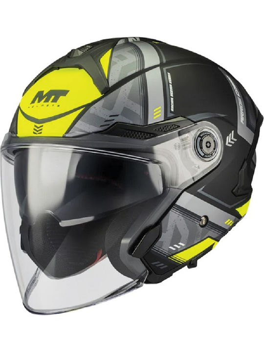 MT Cosmo SV S Arrow B3 Black/Fluo Matt Motorcyc...