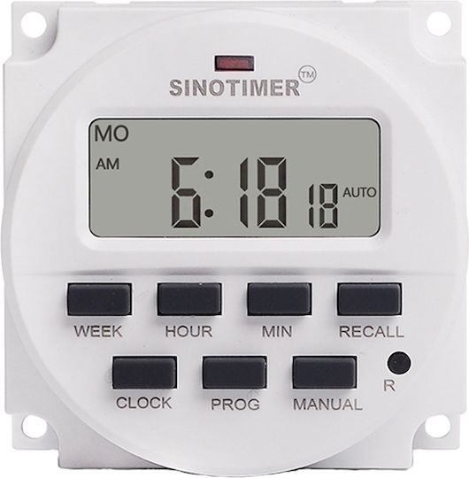 Digital Elektrischer Automatischer Timer Schalter Sinotimer Programmierbar 230v 16a Tm618sh-2