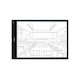 Huion Led Light Drawing Pad Lb3 1000 Lpi 855cd/m2 268lm Usb Black