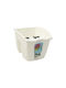 Prosperplast Ghiveci de Flori din Plastic Alb White