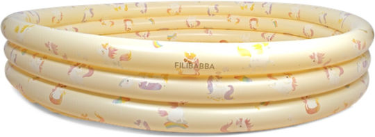 Filibabba Unicorn Shores Παιδική Στρογγυλή Πισίνα 230lt Φουσκωτή Unicorn Shores