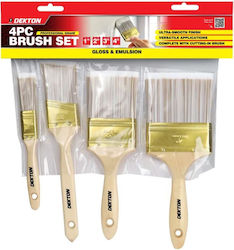 Dekton 4pc Professional Grade Brush Set