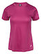 Γυναικείο T-shirt Fast Drying με Διαφάνεια Pink