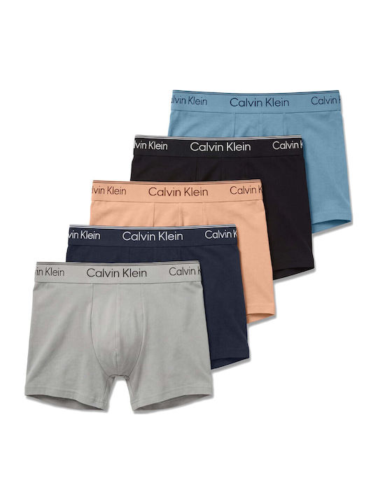 Calvin Klein Low Rise Trunk Μποξεράκια 5Pack Πολύχρωμα