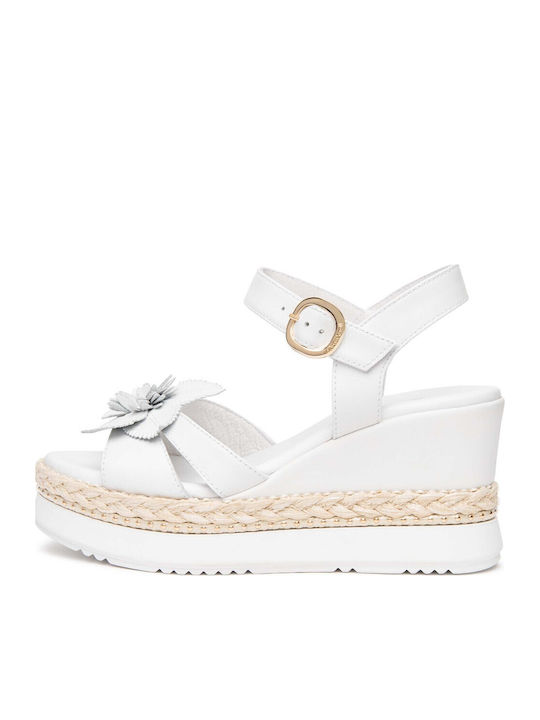 Women's White Summer Platforms