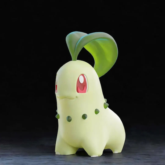 Φιγούρα Life Size Chikorita Pokemon 3d Εκτυπωμένη-7 6 Cm 1:24