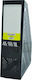 Suport Vertical Din Plastic Pentru Cataloage 75mm Negru