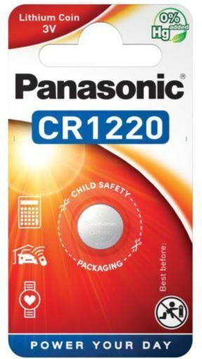 Батерия Cr1220 Panasonic 1 бр Цена На Кутия