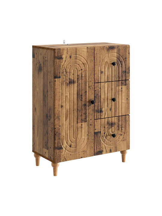 Wooden Sideboard with Drawers Reclaimed Wood 66...