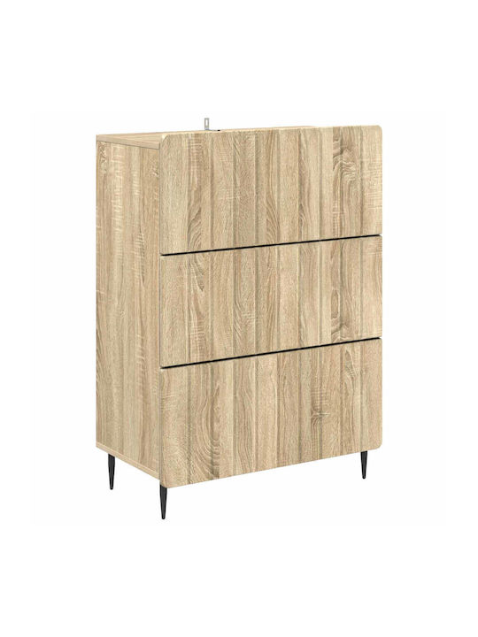 Μπουφές Ξύλινος με Συρτάρια Sonoma Δρυς 66x34.5...
