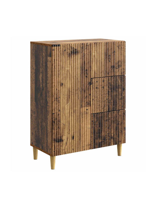 Wooden Sideboard with Drawers Reclaimed Wood 66...
