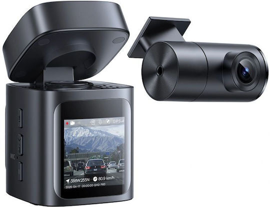 Baseus PrimeTrip VD1 Pro Autodigitale Videorekorder Set 4K Mit Bildschirm WLAN GPS und Rückfahrkamera