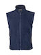 Fageo Ανδρικό Γιλέκο Εργασίας με Επένδυση Fleece Navy Μπλε