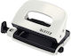 Leitz Paper Punches With Guide 2-Hole Punch For 10 Sheets In White Colour