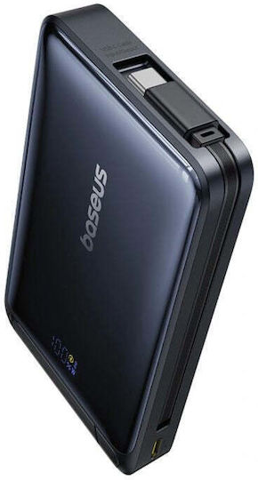Baseus Nomos MagSafe Qi2 Power Bank 10000mAh 30W PPS Schwarzes